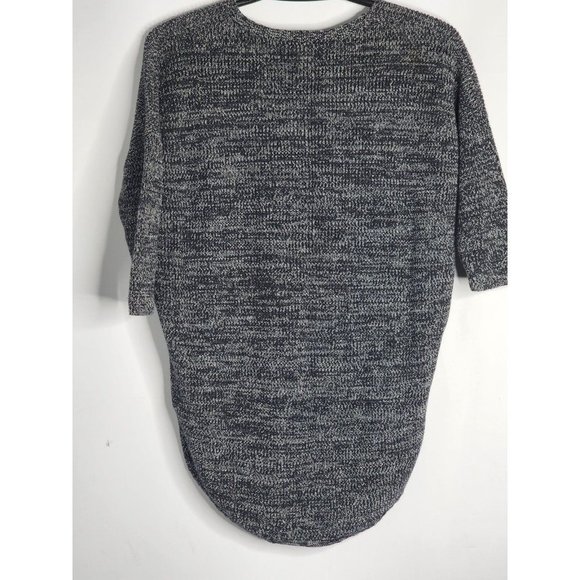 Express Women's Gray Knit V-Neck Pullover Sweater Size Small - Picture 5 of 8
